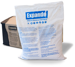 Expando expansive mortar bag and box