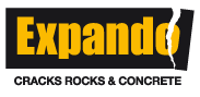 Expando — cracks rocks & concrete